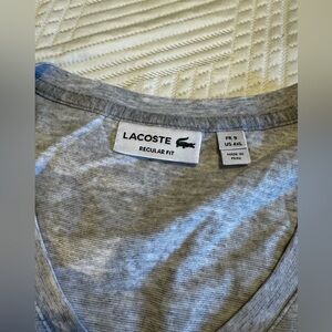 Lacoste Light Gray Cotton Shirt